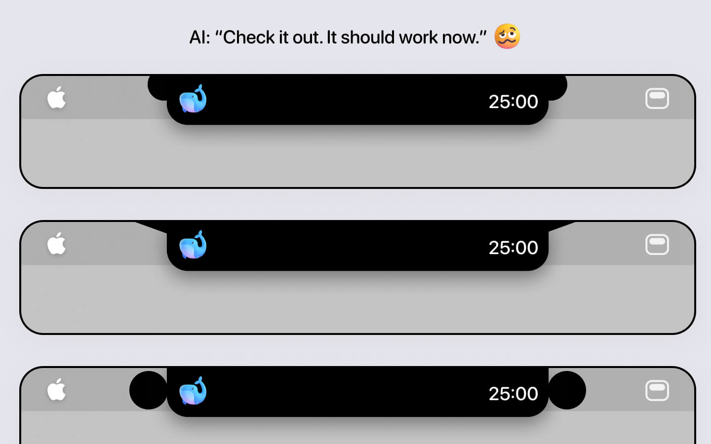 Failed curve attempts